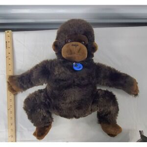 Vintage Dakin Monkey‎ Chimp Gorilla Plush Stuffed Toy 1979 17 inches